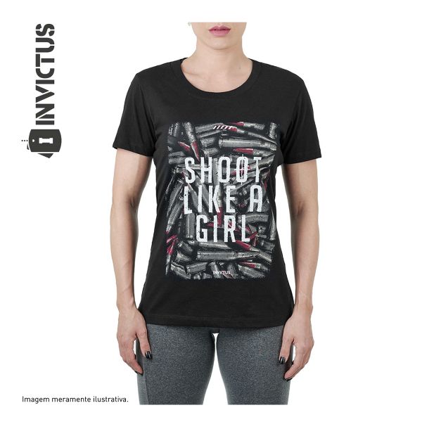 Camiseta Invictus Feminina Shoot Like a Girl